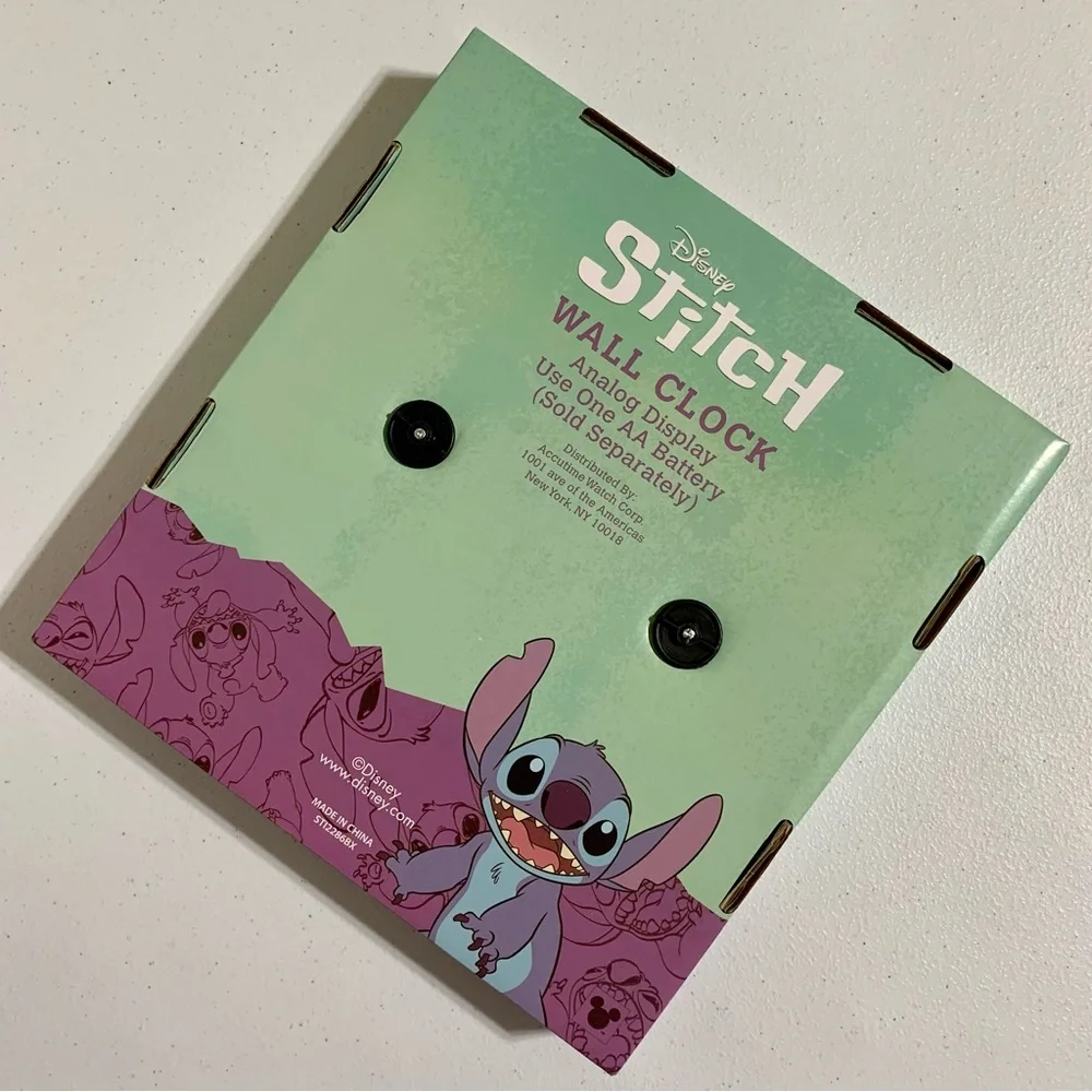 Disney Lilo and Stitch Analog Wall Clock-New in Box